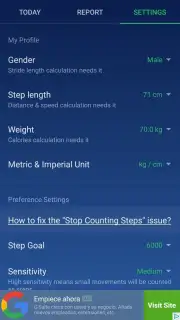 Pedometer Step Counter captura 5
