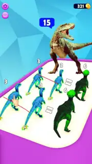 Dinosaur Merge Battle Fight captura 3