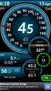 Ulysse Speedometer captura 5