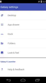 Galaxy S Launcher captura 2