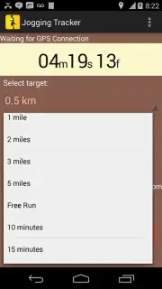 Jogging Tracker captura 4