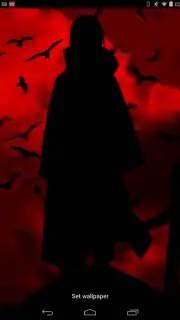 Itachi Live Wallpaper captura 4
