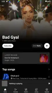 YouTube Music captura 1