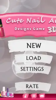 Cute Nail Art Designs Game 3D captura 6