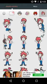 Emoji Stickers for chat Apps captura 4
