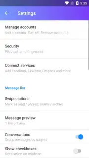 Yahoo Mail Go captura 6