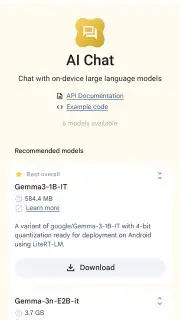 Google AI Edge Gallery captura 12