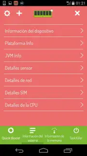 Memory Optimizer HD captura 2