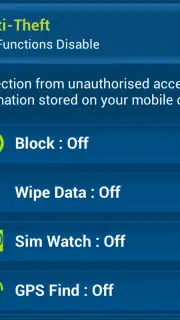 eScan Mobile Security captura 3