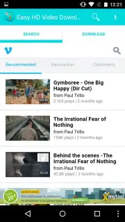 Easy HD Video Downloader captura 3
