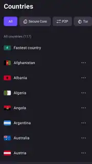 ProtonVPN captura 1