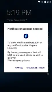 Niagara Launcher captura 4