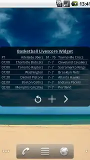 Basketball Livescore Widget captura 14