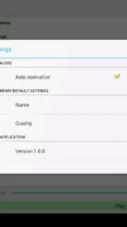 Audio Memos captura 1