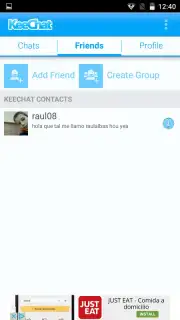 KeeChat captura 6