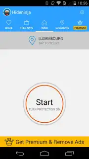Hideninja Free VPN captura 5