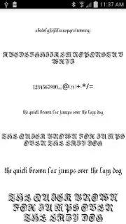 Gothic Fonts 50 captura 6