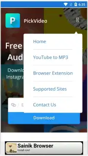 Pick Video downloader captura 5