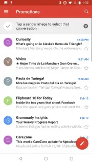 Gmail GO captura 4