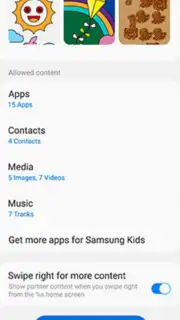 Samsung Kids Mode captura 1