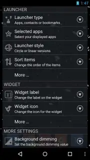 CircleLauncher light captura 2
