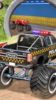 Police Monster Truck Car Games captura 2