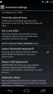 External Keyboard Helper Demo captura 4