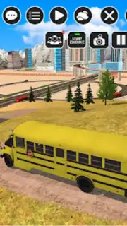 Offroad School Bus Driver Game captura 5
