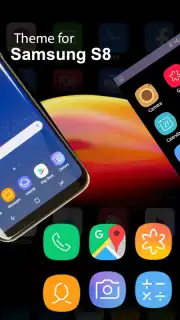 Samsung S8 edge Launcher - Themes and Wallpaper captura 2