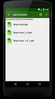 Meher APK Extractor captura 3