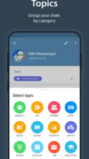 iMe Messenger & Crypto Wallet captura 6