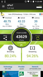 nPerf Speed Test captura 3