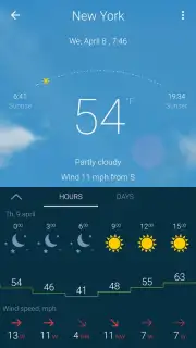 Gismeteo captura 4