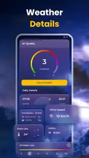 Live Weather Widget & Radar captura 4