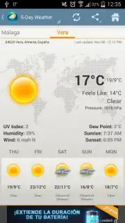 Weather & Clock Widget Android captura 7