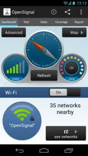 OpenSignal - 3G/4G/WiFi captura 3