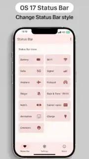iOS 17 Status Bar captura 2