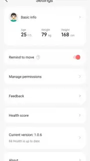 Mi Health captura 3