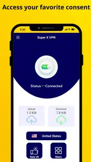 Super X VPN - Fast, Safe VPN captura 4