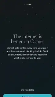 Comet Browser captura 16