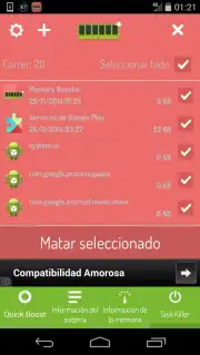 Memory Optimizer HD captura 3