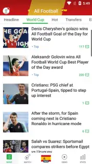 All Football - News & Scores captura 5