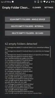 Empty Folder Cleaner captura 3