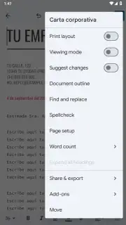 Google Docs captura 14