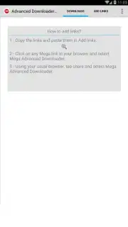 Advanced Downloader for Mega captura 2