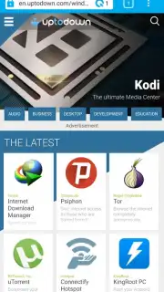 Cliqz Browser captura 1