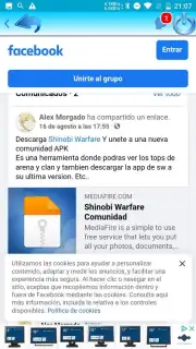 Shinobi Warfare Comunidad captura 4