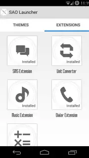 SAO Launcher captura 1