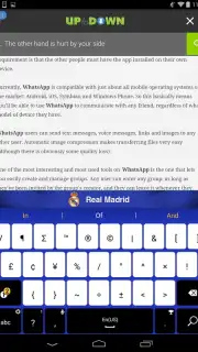 Real Madrid Official Keyboard captura 3