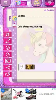 Unicorn Diary captura 5